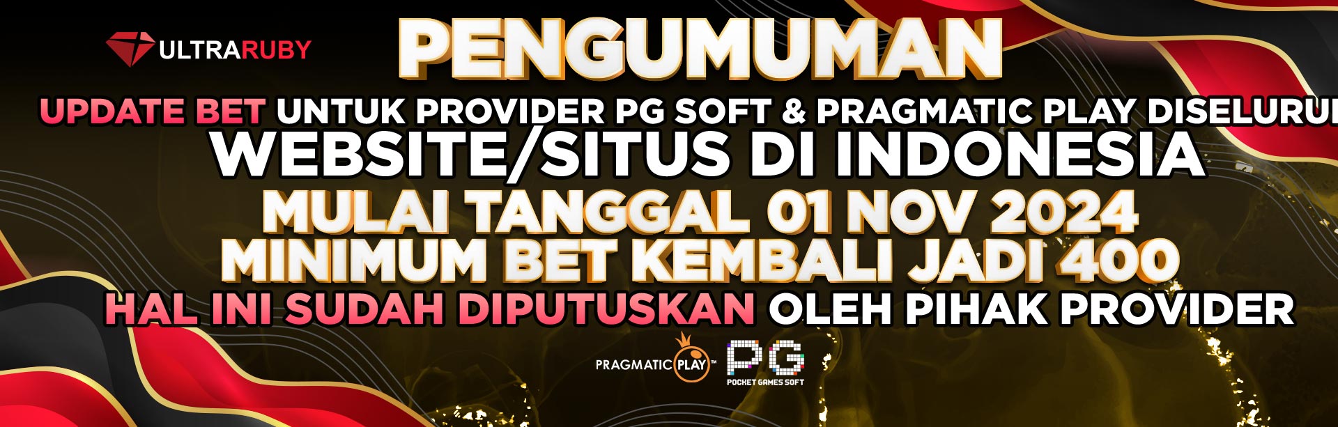 PENGUMUMAN UPDATE BET